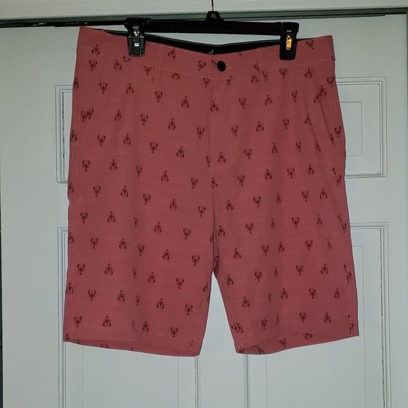 Atlantis Men's Shorts - Size W34  Lobster Pattern - Picture 2 of 7